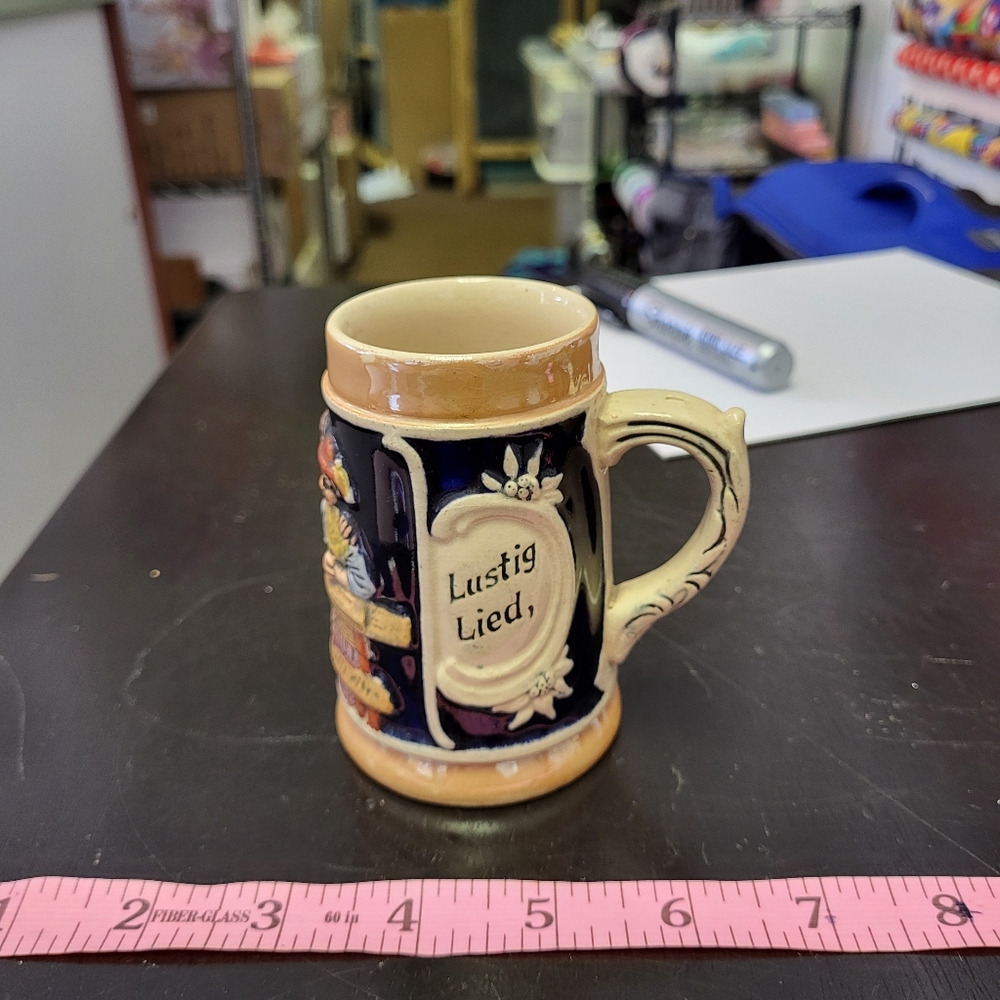 Vintage small German beer stien made in Germany